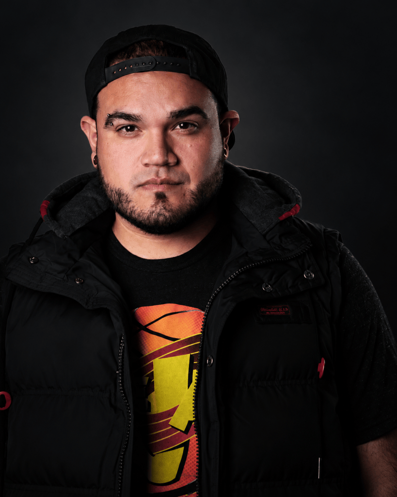 Archive portrait of Brainchild from an earlier stage of his career